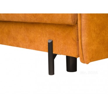 metalowe wysokie nóżki kanapy w stylu nowoczesnym
