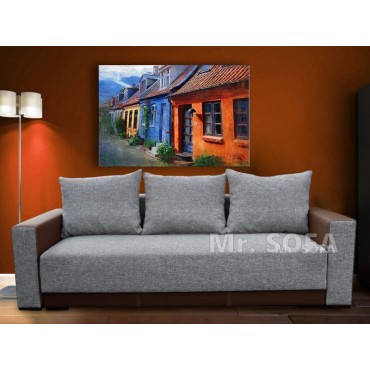 minimalistyczna kanapa w prostym stylu