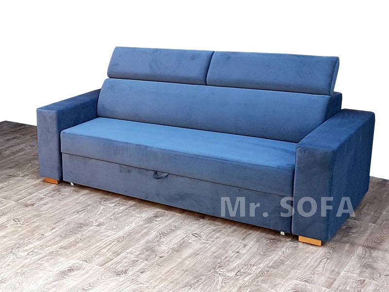 dwuosobowa sofa z zagłówkami